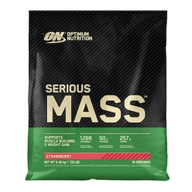 Optimum Nutrition Serious Mass Powder Strawberry 5.4kg