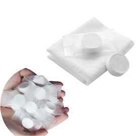 JUN-H Pack of 50 Compressed Hand Towels, Portable Disposable Towels, Mini Compressed Towel, Soft Towel, Tea Towel, Absorbent Cotton for Home, Beauty, Salon, Travel, Sports, Outdoor Activities