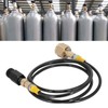 G5/8-14 CO2 Universal External Hose Adapter 1.5 m Soda Black