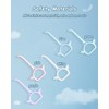 SENCCO 5PCS Cute Clear Aligner Removal Tool, Medical-Grade Plastic, BPA