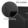 Hand Towels Box Cover,PU Leather Wall-Mounted Tissue Box Cover Holder