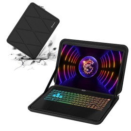 Smatree Hard EVA Protective Case Compatible for 16inch MSI Gaming Laptop Crosshair 16 HX D14V, for 16inch MSI Gaming Laptop Pulse 16 AI C1V, for 16inch MSI Gaming Laptop Sword 16 HX B14V Sleeve(A1550)