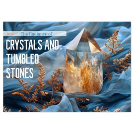 The Radiance of Crystals and Tumbled Stones (Monthly Wall Calendar 2026 16.5" x 23.4" (open)), CALVENDO 14 Month Calendar