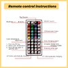 Arotelicht LED Controller for Light Strip, RGB with 44 Key