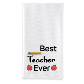 sidaopiu Teacher Appreciation Gifts Ideas,End of Year Teacher Gifts for Women,Best Retirement Graduation Christmas Valentines Day Thank You Gift for Teachers Kitchen Towels,Home Decorations