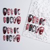 30Pcs Y2K Anime Press on Nails, Medium Almond Fake Nails,