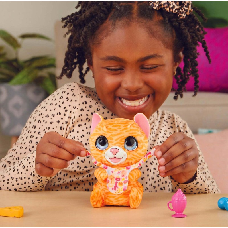 Hasbro furReal Newborns Kittens, Animatronik Plush Toy with Sound Effects,