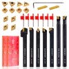 CHAWNIAO Indexable Lathe Turning Tool 21Pcs Kit 3/8" (10mm) Shank,
