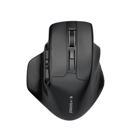 E-YOOSO Large Bluetooth Wireless Mouse for Big Hands, X-31 Cordless Ergo Computer Mouse, 6 Buttons, 5-Level 4800 DPI, 18 Months Battery Life, for Laptop, PC, Chromebook