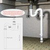 Kitchen Sink Drain Kit,1-1/2”,for Most Kitchen Sink Drain Repair Kit