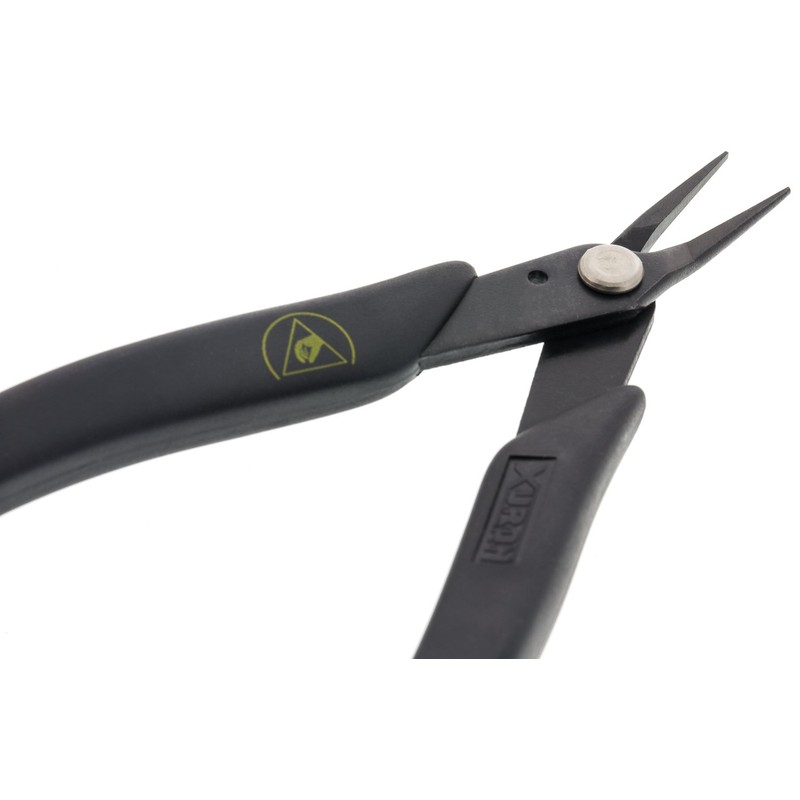 Pliers - Xuron Tweezer Nose - ESD Safe Grips 450AS