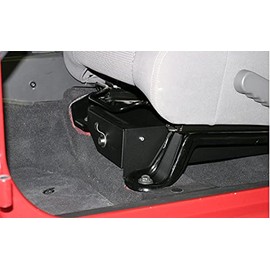Tuffy Security Products Front Driver Side Underseat Drawer - '07-18 Wrangler JK 4-Door; '07-11 Wrangler JK 2-Door w/o Flip Seat (Black)