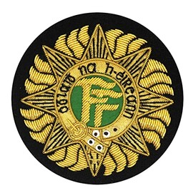 Irish Defense Armed Forces Idf Embroidered Blazer Badge
