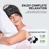 Sleep Headphones Bluetooth Headband Adjustable, Perytong Soft Breathable Sleeping Headband