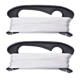 HAMKU 200 m Kite Line Kite Line Winder Kite Line with Black Winding Board Cord Kite Rope for Outdoor Sports Kite String for Family Group Activities