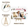 DETIHO London Travel Picture Frame, 4x6 London Themed Wooden Frame