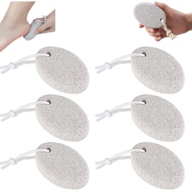 6 Piezas Piedra Pómez Natural para Pies,Exfoliación Natural de Piedra Pómez,Exfoliación Natural de Pies para Eliminar la Piel Muerta, para Suelas, Pies y Manos