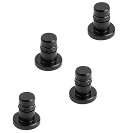 monofive Aluminum Protective Cover 4pcs (for 3.5mm Earphone Jack) Gunmetal MF-IHJ-A4G