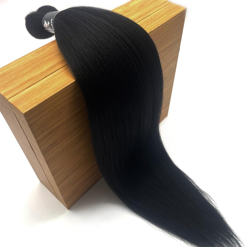 UPruyo Pre Stretched Braiding Hair Black 1b Hypoallergenic Prestretched Braiding