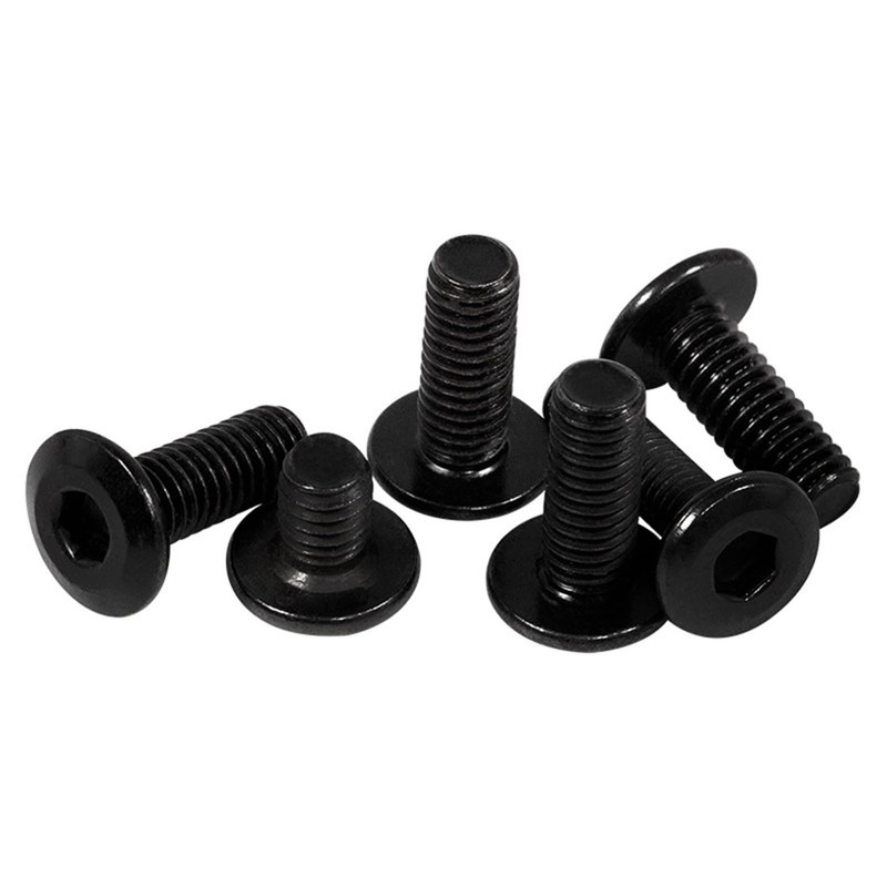 Pack of 10 Screws M5 × 12, Flat Head Screws
