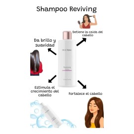 2 Shampoo Reviving Farmasi Caida De Cabello 225 Ml C/u