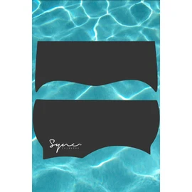 Sync Hair Guard & Ear Guard Headband - Wear Under Swimming Caps (Black)