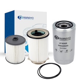 Upgrade 6.7L Cummins Fuel Filter Water Separator set for 2019-2024 Ram Turbo Diesel Engines 68436631AA Oil Filter 5083285AA and 68157291AA