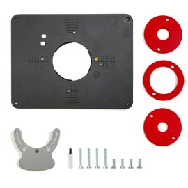 Maureen PRS4034 Precision Router Machine Table Insert Plate Kit（Reserved Hole Version），Fit for Triton M0F001 TRA001& 7500 Series, Size: 9-1/4" x 11-3/4" (235mm x 298mm)