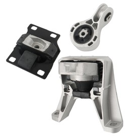 munirater 3PCS Engine Motor & Trans Mount Set Replacement for 2008 2009 2010 2011 Focus 2.0L A5495 A5322 A2986