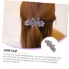 Outanaya Flower Rhinestone Hair Clip for Women Durable Spring Hair