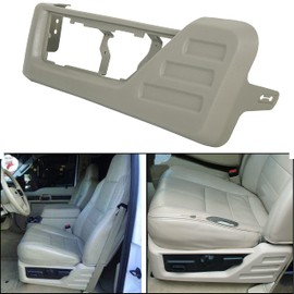HECASA Front Driver Seat Panel Trim Compatible with 2008-2010 F250 F350 F450 F550 Super Duty Replacement For Part #8C3Z-2562187-AB 8C3Z2562187AB