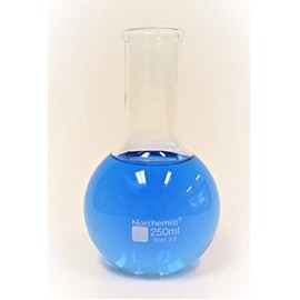 Flat Bottom Boiling (Florence) Flask, Borosilicate Glass, 250 ml