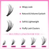 VEYESBEAUTY Lash Clusters Eyelashes Cluster Lashes Extensions One More+ Multi-type