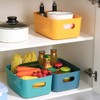 Yngffb Set of 3 Small Plastic Storage Baskets, Office Home