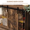 Shahoo Farmhouse Sideboard Buffet Cabinet, Coffee Bar Storage with Sliding