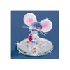Glass Baron Too Cute Mouse Figurine, Pink, Gold, Animal, Heart,