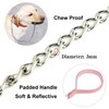 Petiry Chain Lead Chew Proof Leash with Soft Padded Handle,3.0mm