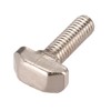 sourcing map M6x20mm T-Slot Drop-In Stud Sliding Screw Bolt Carbon