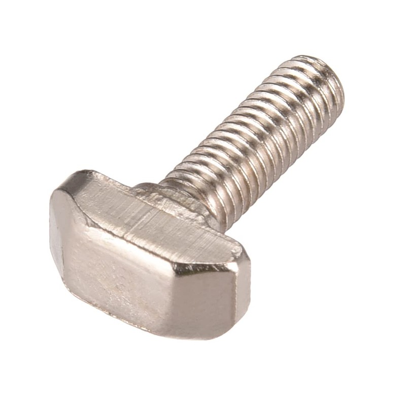 sourcing map M6x20mm T-Slot Drop-In Stud Sliding Screw Bolt Carbon