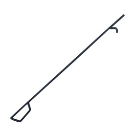 Simond Store Heavy Duty Fire Poker 36 Inch Long Black Powder Coated Rust Resistant Fireplace Poker for Indoor Fireplace and Outdoor Fire Pits & Other Camping Accessories
