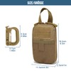 MUCHER 2 x Tool Bag Organiser Small Multitool Bag Tactical