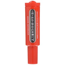 Mitsubishi Pencils PWB7M.15 Dry Erase Markers, Bold Point, Red, 10 Count