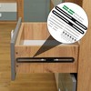 NewZC Mounting Set for Fence Post Box Black Letterbox Attachment