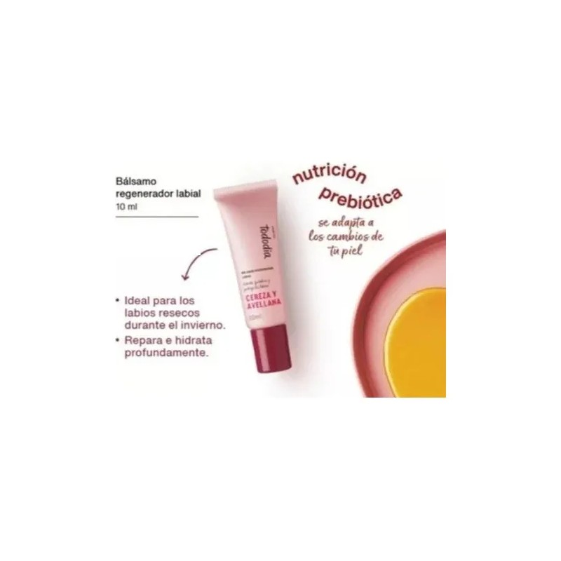 Hidratante Labial Cereza Avellana Natura Tododia