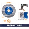 BRSCHNITT Diamond Cutting Disc 115 mm Double-Sided for Cutting and