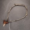 HZMAN Hawaiian Shark Teeth Resin Pendant - Adjustable Cord Surfer