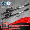 ARMORLOGISTICS Retractable Ratchet Straps 4 Pack, 1500LBS Break Strength Self