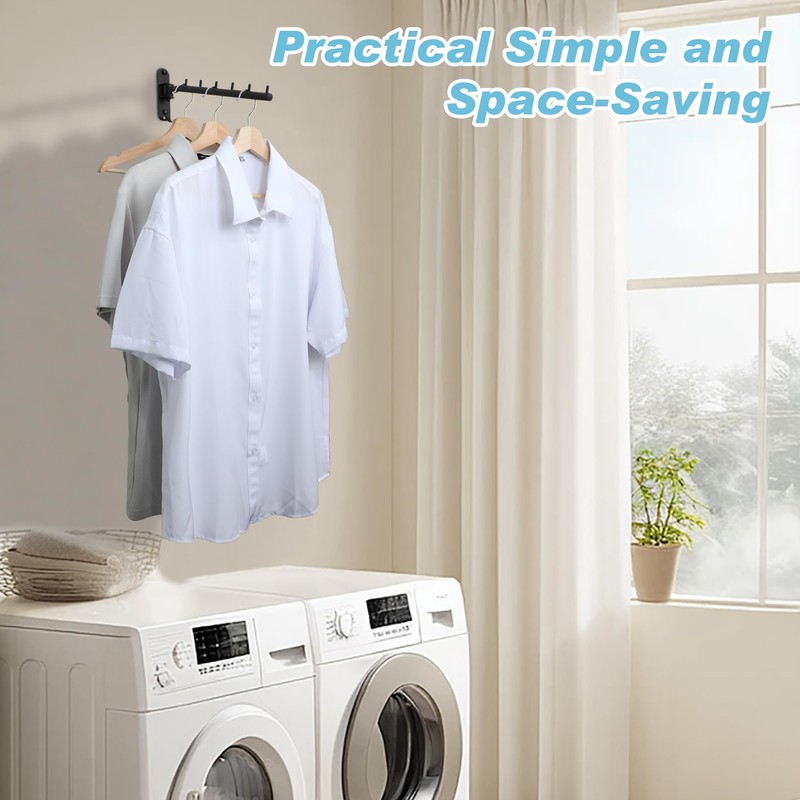 Alise Wall Mounted Drying Rack,Swivel Clothes Drying Rack Stainless Steel,Space