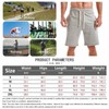 MakingDa Men's Summer Cotton Jogging Shorts Leisure Sports Shorts Drawstring