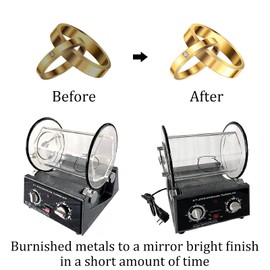 SUPERFINDINGS 1LB 304 Stainless Steel Tumbling Media Shot Jewelers Steel Polishing Beads 4 Shape Tumbler Finishing for KT-1320 Model Polishing Machine, Rust Removal,Rough Jewelry Polishing